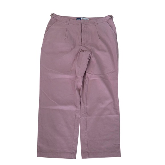 Old Navy Pants - Old Navy Mauve Straight-Leg Trousers